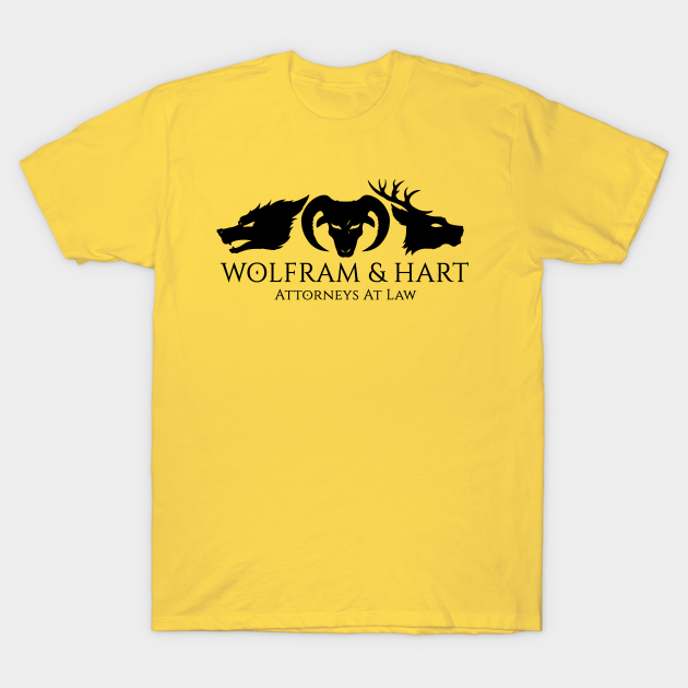 wolfram and hart t shirt